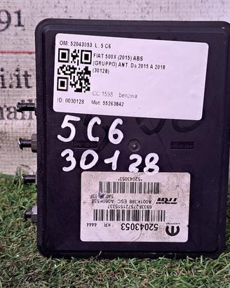 ABS FIAT 500 X Serie 52043053 55263842 benzina 159