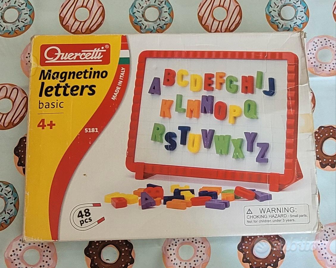 Lavagna Quercetti con lettere e numeri magnetici Tutto per i