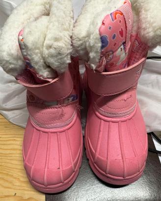 stivaletti da neve bambina nelli blu misura 26