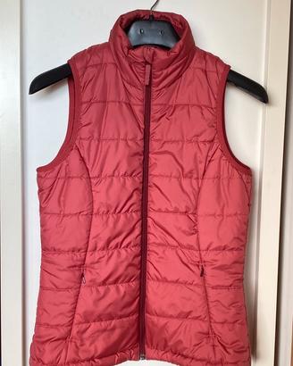 Gilet trapuntato rosa