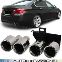 Coppia terminalini scarico Bmw F10/F11 2010>2017