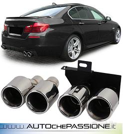 Coppia terminalini scarico Bmw F10/F11 2010>2017