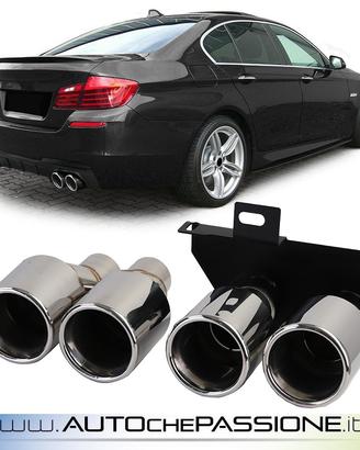 Coppia terminalini scarico Bmw F10/F11 2010>2017