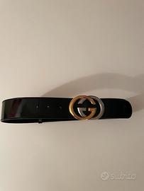 Cintura Gucci originale in vernice nera