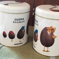 2 Scatole Latta Esselunga 