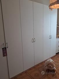 Armadio componibile colore bianco