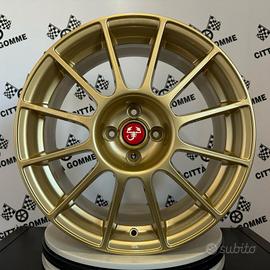 4 CERCHI IN LEGA ABARTH 500 DEDICATI DA 17" NUOVI
