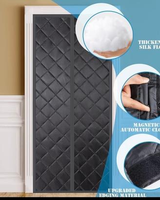 Tenda magnetica isolante per porta