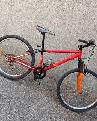 BICICLETTA BTWIN AMMORTIZZATA 24 POLLICI 