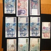 Lotto 10 Banconote Italiane varie