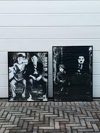Poster Stanlio e Ollio e Charlie Chaplin