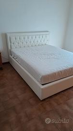 letto contenitore bianco