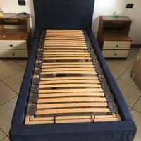 Rete a doghe elettrica con testiera e cassone