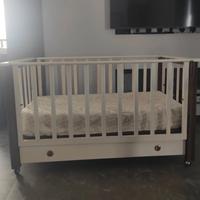 Lettino culla + materasso Alpiflex