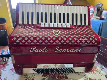 Fisarmonica Paolo Soprani 80 bassi 37 tasti 