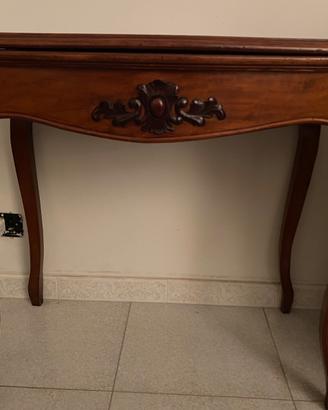 TAVOLO DA GIOCO D'ANTIQUARIATO
