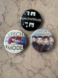 Set 3 pin spille Depeche Mode vintage anni 90