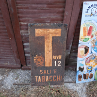 Scritta tabacchi vintage