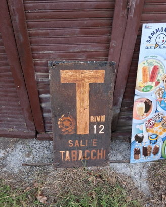 Scritta tabacchi vintage