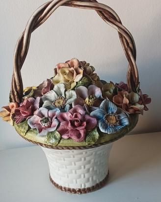 cestino ceramiche di Bassano.