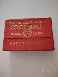 CARTE DA GIOCO VINTAGE MIGNON FOOTBALL