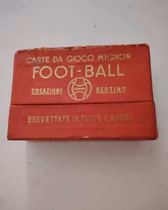 CARTE DA GIOCO VINTAGE MIGNON FOOTBALL