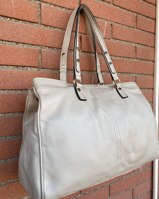 Borsa in pelle beige - Carpisa