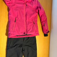 Completo da sci per bambina tg. 12 anni