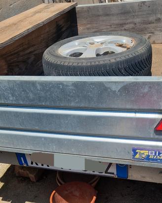 carrello con targa