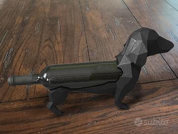 portabottiglie da vino da tavolo stampato in 3d