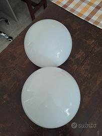 Plafoniere Vintage in vetro 