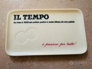 PIATTINO RENDIRESTO O SVUOTA TASCHE “IL TEMPO”
