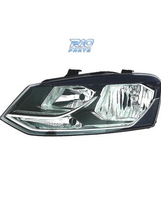 FARO SINISTRO VOLKSWAGEN VW POLO 14-17 FONDO NERO