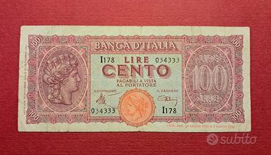 100 lire Italia Turrita I178 035333
