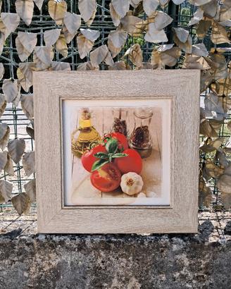 Quadro da parete per cucina in stile rustico