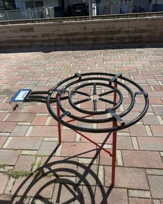 Bruciatore professionale a gas per paella