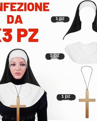 Costume Da Suora - Halloween - Carnevale
