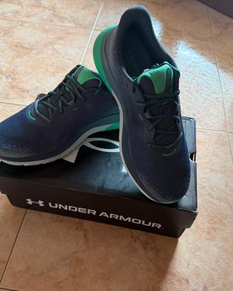 Under Armour HOVR Turbulence 44 JasperBlue Sneaker