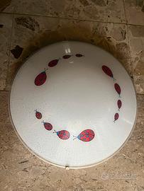 Lampadario/plafoniera con coccinelle -  nuovo