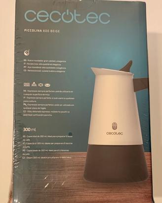 Caffettiera Moka Cecotec Piccolina 600 Blue. 300ml