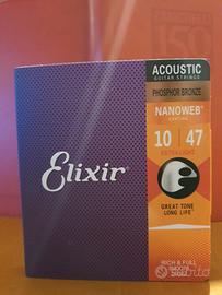CORDE PER CHITARRA ACUSTICA ELIXIR 16002 CUSTOM LI