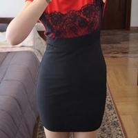 tubino con pizzo elegante 