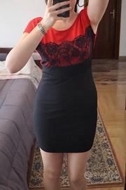 tubino con pizzo elegante 