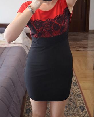 tubino con pizzo elegante 