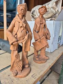 Statue in terracotta