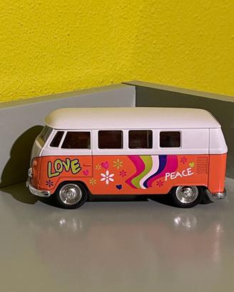 modellino automodello WV T1 Flower power Arancio