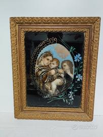 Quadro arte sacra inizio 900 tecnica particolare