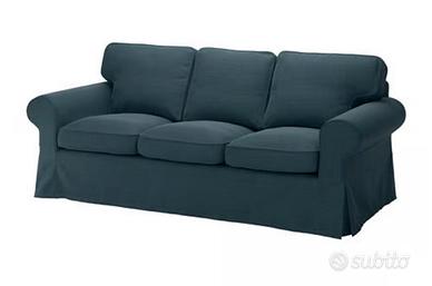 IKEA fodera divano3 posti EKTORP, Hillared blu