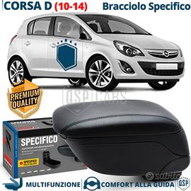 Bracciolo SPECIFICO Opel Corsa D 10-14 in PELLE