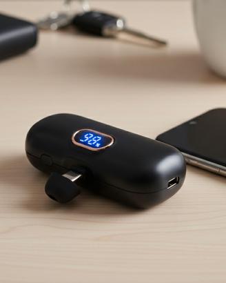 Mini Power Bank Portatile - Attacco Diretto USB-C 